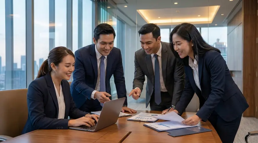 Shared Mobility Business team in a meeting room